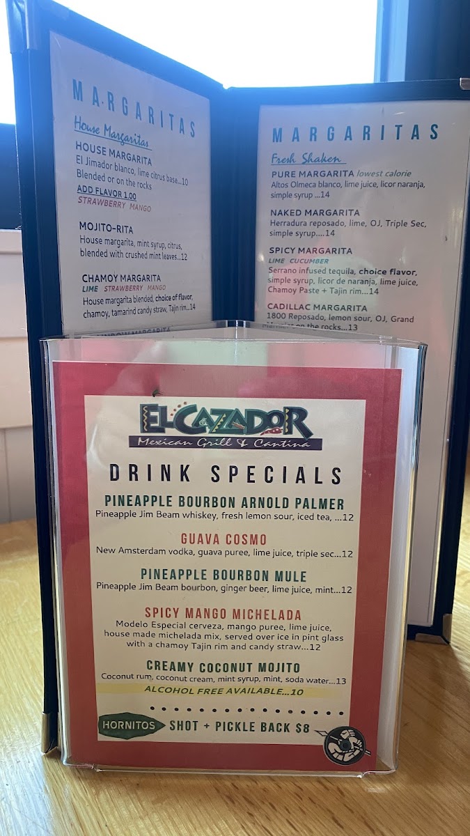 Menu El Cazador Mexican Grill & Cantina-2